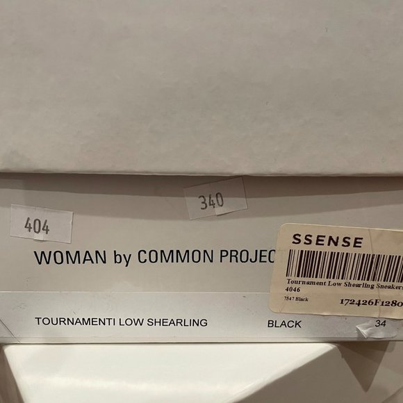 Common Projects Shearling Suede Low-top Sneaker - Picture 6 of 6